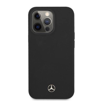 Pouzdro Mercedes Silicone Line MagSafe pro iPhone 13 Pro / iPhone 13 - černé