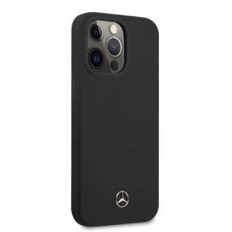 Pouzdro Mercedes Silicone Line MagSafe pro iPhone 13 Pro / iPhone 13 - černé
