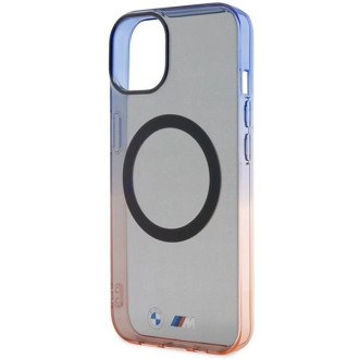 Pouzdro BMW Gradient Bumper MagSafe pro iPhone 14 Plus - šedé