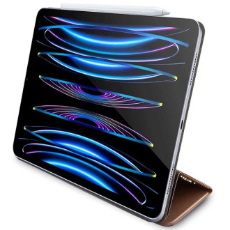 Pouzdro Guess 4G Stripe Allover pro iPad Pro 12,9&quot; - růžové