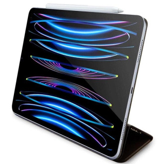 Pouzdro Guess 4G Stripe Allover pro iPad Pro 12,9&quot; - hnědé