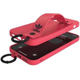 Adidas OR Hand Strap Case pro iPhone 12 / iPhone 12 Pro - růžový