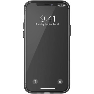 Ochranný průhledný kryt Adidas OR pro iPhone 12 / iPhone 12 Pro - černý