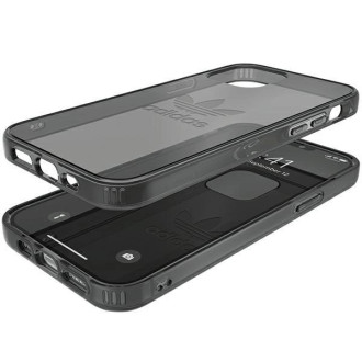 Ochranný průhledný kryt Adidas OR pro iPhone 12 / iPhone 12 Pro - černý