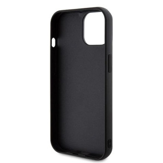 Pouzdro Karl Lagerfeld 3D Rubber Glitter Logo pro iPhone 15 Plus - černé