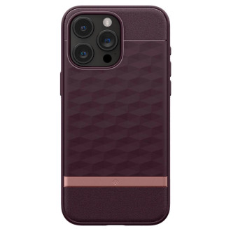 Pouzdro Caseology Parallax Mag s MagSafe pro iPhone 15 Pro Max - vínové