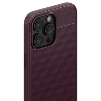Pouzdro Caseology Parallax Mag s MagSafe pro iPhone 15 Pro Max - vínové
