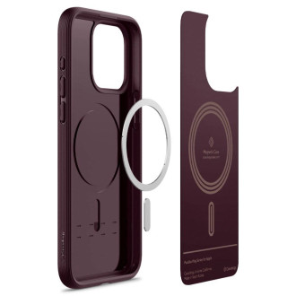 Pouzdro Caseology Parallax Mag s MagSafe pro iPhone 15 Pro Max - vínové