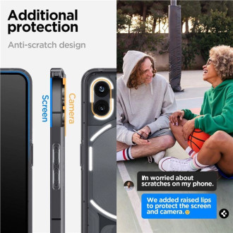 Pouzdro Spigen Ultra Hybrid pro Nothing Phone 2 - průhledné šedé