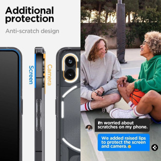 Pouzdro Spigen Ultra Hybrid pro Nothing Phone 2 - průhledné šedé