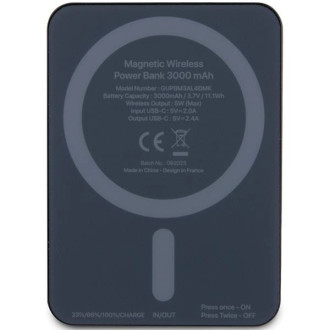 Powerbanka Mercedes Stars Pattern MagSafe 5W 3000mAh - černá