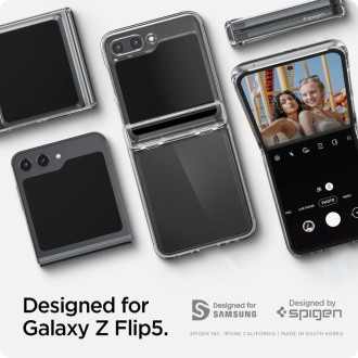 Pouzdro Spigen Thin Fit Pro pro Samsung Galaxy Z Flip 5 - průhledné