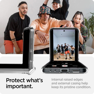 Pouzdro Spigen Thin Fit Pro pro Samsung Galaxy Z Flip 5 - průhledné