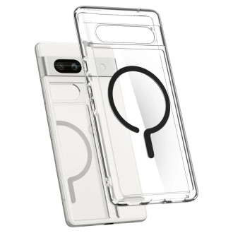 Pouzdro Spigen Ultra Hybrid OneTap Ring s MagSafe pro Google Pixel 7A - černé