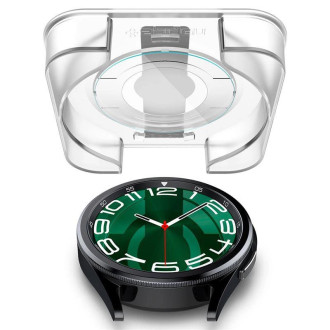 Tvrzené sklo Spigen Glas.tR EZ Fit pro Samsung Galaxy Watch 6 Classic (47 mm) - 2 ks.