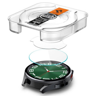 Tvrzené sklo Spigen Glas.tR EZ Fit pro Samsung Galaxy Watch 6 Classic (47 mm) - 2 ks.