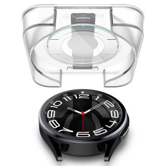 Tvrzené sklo Spigen Glas.tR EZ Fit pro Samsung Galaxy Watch 6 Classic (43 mm) - 2 ks.