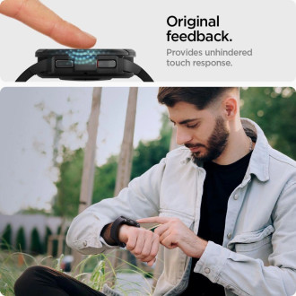 Tvrzené sklo Spigen Glas.tR EZ Fit pro Samsung Galaxy Watch 6 Classic (43 mm) - 2 ks.