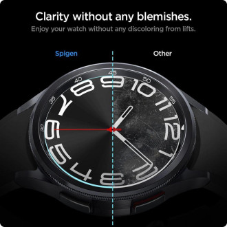 Tvrzené sklo Spigen Glas.tR EZ Fit pro Samsung Galaxy Watch 6 Classic (43 mm) - 2 ks.