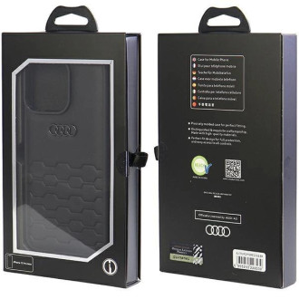 Pouzdro Audi GT Synthetic Leather pro iPhone 15 Pro Max - černé