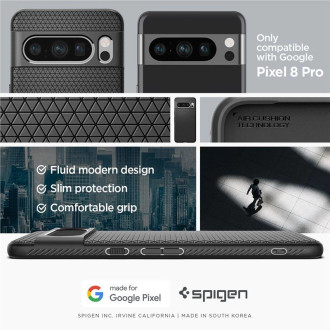 Pouzdro Spigen Liquid Air pro Google Pixel 8 Pro - matně černé