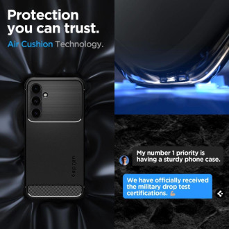 Pouzdro Spigen Rugged Armor pro Samsung Galaxy S23 FE - matné černé