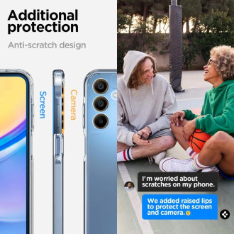 Pouzdro Spigen Ultra Hybrid pro Samsung Galaxy A15 4G / 5G - průhledné