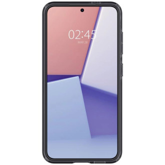 Pouzdro Spigen Ultra Hybrid OneTap Ring Case s MagSafe pro Samsung Galaxy S24 – průhledné (Zero One Pattern)