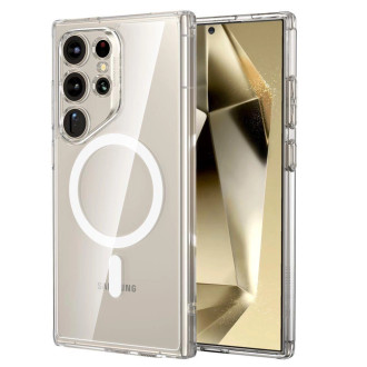 Pouzdro ESR Classic Hybrid Halolock s MagSafe pro Samsung Galaxy S24 Ultra - průhledné