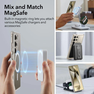 Pouzdro ESR Classic Hybrid Halolock s MagSafe pro Samsung Galaxy S24 Ultra - průhledné