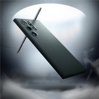 Pouzdro Spigen Liquid Air pro Samsung Galaxy S24 Ultra - tmavě zelené