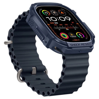 Pouzdro Spigen Rugged Armor pro Apple Watch Ultra 1/2 (49 mm) - tmavě modrá