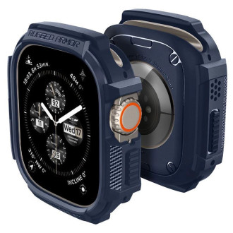 Pouzdro Spigen Rugged Armor pro Apple Watch Ultra 1/2 (49 mm) - tmavě modrá