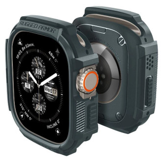 Pouzdro Spigen Rugged Armor pro Apple Watch Ultra 1 / 2 (49 mm) - tmavě zelené