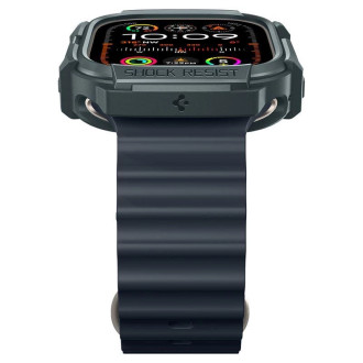 Pouzdro Spigen Rugged Armor pro Apple Watch Ultra 1 / 2 (49 mm) - tmavě zelené