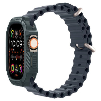 Pouzdro Spigen Rugged Armor pro Apple Watch Ultra 1 / 2 (49 mm) - tmavě zelené
