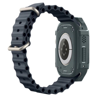 Pouzdro Spigen Rugged Armor pro Apple Watch Ultra 1 / 2 (49 mm) - tmavě zelené