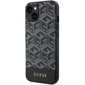 Guess GCube Stripes MagSafe pouzdro pro iPhone 15 / 14 / 13 - černé