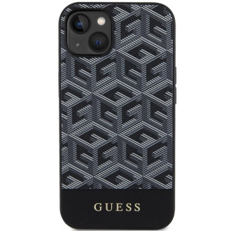 Guess GCube Stripes MagSafe pouzdro pro iPhone 15 / 14 / 13 - černé