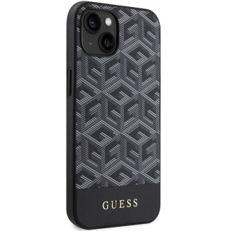 Guess GCube Stripes MagSafe pouzdro pro iPhone 15 / 14 / 13 - černé