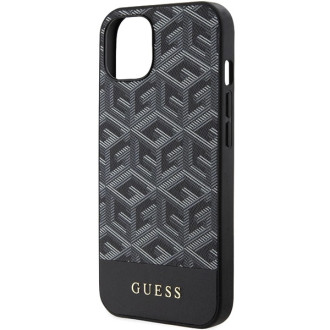 Guess GCube Stripes MagSafe pouzdro pro iPhone 15 / 14 / 13 - černé