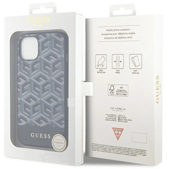 Guess GCube Stripes MagSafe pouzdro pro iPhone 15 / 14 / 13 - černé