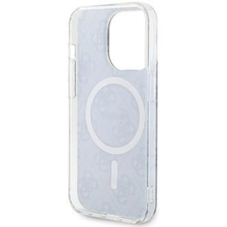 Pouzdro Guess IML 4G MagSafe pro iPhone 15 Pro Max - modré