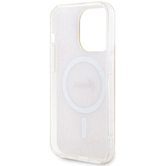 Pouzdro Guess IML 4G MagSafe pro iPhone 15 Pro Max - růžové