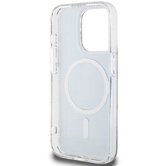 Pouzdro Guess IML GCube MagSafe pro iPhone 15 Pro Max - černé