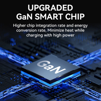 Wozinsky CGWCB 140W GaN nástěnná nabíječka 3 x USB-C / 2 x USB-A - černá