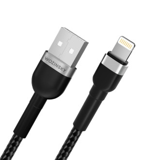 Wozinsky WNBAL1 USB-A / Lightning 2,4A kabel 1 m - černý