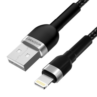 Wozinsky WNBAL1 USB-A / Lightning 2,4A kabel 1 m - černý