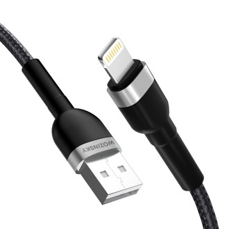 Wozinsky WNBAL2 USB-A / Lightning 2.4A kabel 2 m - černý