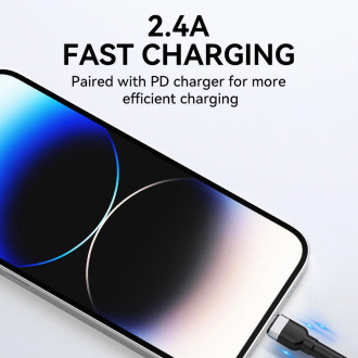 Wozinsky WNBAL2 USB-A / Lightning 2.4A kabel 2 m - černý